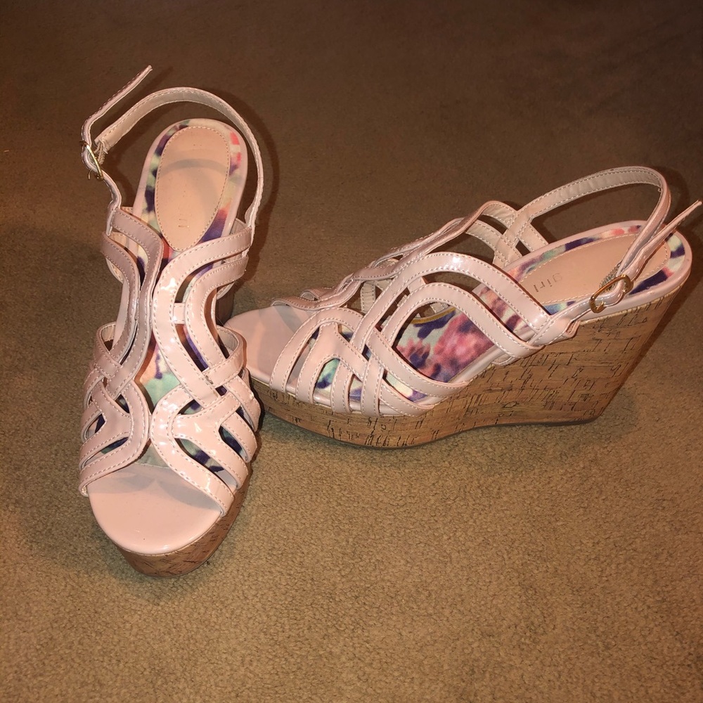 Size 11 Madden Girl Nude Wedges